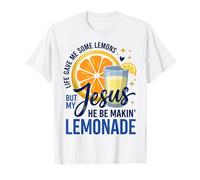 Life Gave Me Lemons But Jesus Makes Lemonade Faith Apparel Camiseta