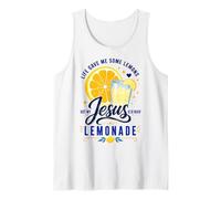 Life Gave Me Lemons But Jesus Makes Lemonade Faith Apparel Camiseta sin Mangas
