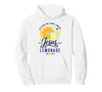 Life Gave Me Lemons But Jesus Makes Lemonade Faith Apparel Sudadera con Capucha