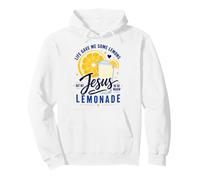 Life Gave Me Lemons But Jesus Makes Lemonade Faith Apparel Sudadera con Capucha