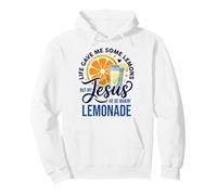 Life Gave Me Lemons But Jesus Makes Lemonade Faith Apparel Sudadera con Capucha