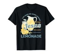 Life Gave Me Lemons But My Jesus Makes Lemonade Watercolor Camiseta