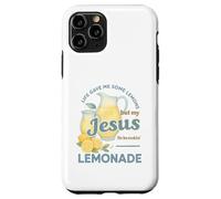 Life Gave Me Lemons But My Jesus Makes Lemonade Watercolor Carcasa para iPhone 11 Pro