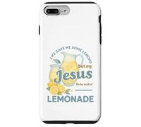 Life Gave Me Lemons But My Jesus Makes Lemonade Watercolor Carcasa para iPhone 7 Plus/8 Plus