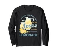 Life Gave Me Lemons But My Jesus Makes Lemonade Watercolor Manga Larga