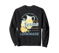 Life Gave Me Lemons But My Jesus Makes Lemonade Watercolor Sudadera