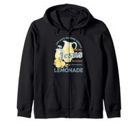 Life Gave Me Lemons But My Jesus Makes Lemonade Watercolor Sudadera con Capucha