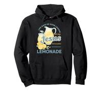 Life Gave Me Lemons But My Jesus Makes Lemonade Watercolor Sudadera con Capucha