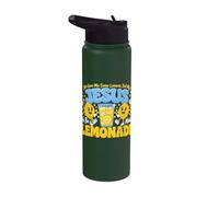 Life Gave Me Some Lemons But My Jesus He Be Makin Lemonade Stainless Steel Insulated Water Bottle