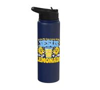 Life Gave Me Some Lemons But My Jesus He Be Makin Lemonade Stainless Steel Insulated Water Bottle