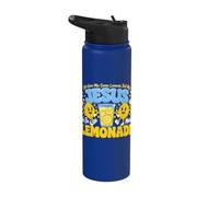 Life Gave Me Some Lemons But My Jesus He Be Makin Lemonade Stainless Steel Insulated Water Bottle