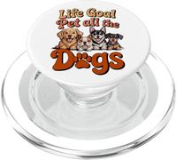 Life Goal Pet All The Dogs, divertido amante de los perros, retro PopSockets PopGrip para MagSafe