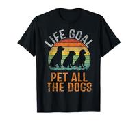 Life Goal Pet All The Dogs, Divertido y Esencial Camiseta