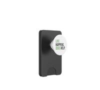 Life Happens ,Dogs Help. Funny Dog Lovers, Dog Mom and Dad PopSockets PopWallet para MagSafe