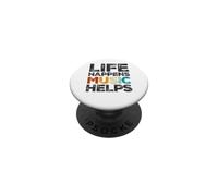 Life Happens La música Ayuda PopSockets PopGrip Adhesivo