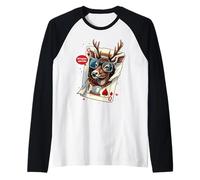 Life Happens, Poker Helps Casino Cartas Camiseta Manga Raglan