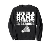 Life IA a Game Badminton es Serio Sudadera