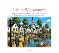 Life in Willowmere - Cozy Village Coloring Book and Story: Meet the residents, shop owners and experience life in Willowmere with these gorgeous 1940s ... to bring to life with color and creativity