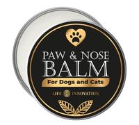 Life Innovation Crema Almohadillas Perros y Gatos 60 ml - Cera y Bálsamo Patas y Nariz - Hidratante y Protector con Ingredientes Naturales como Karité, Coco, Aloe y Cera de Abeja - Seguro para Lamer.