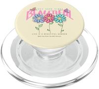 Life is a Beautiful Garden Cool Illustration Graphic Designs PopSockets PopGrip para MagSafe