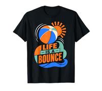 Life Is A Bounce Funny Beach Ball Summer Waves Vacaciones Camiseta