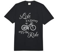 Life is a Journey Enjoy The Ride | Aventura en Bicicleta Comfort Colors Adult Heavyweight T-Shirt