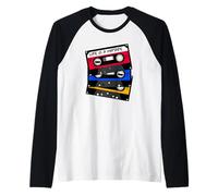 Life is a Mixtape Old School - Cinta de Casete Camiseta Manga Raglan