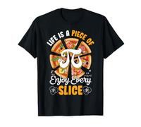 Life Is a Piece of Pi Day Pizza Every Slice Math Teacher Camiseta