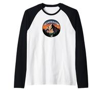 Life Is Better At Altitude Mountain Hiking Nature Camiseta Manga Raglan