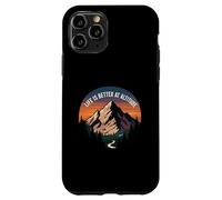 Life Is Better At Altitude Mountain Hiking Nature Carcasa para iPhone 11 Pro