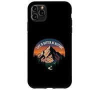 Life Is Better At Altitude Mountain Hiking Nature Carcasa para iPhone 11 Pro MAX