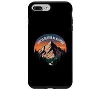 Life Is Better At Altitude Mountain Hiking Nature Carcasa para iPhone 7 Plus/8 Plus