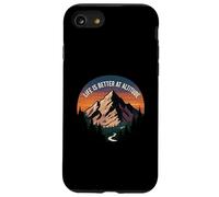 Life Is Better At Altitude Mountain Hiking Nature Carcasa para iPhone SE (2020) / 7/8