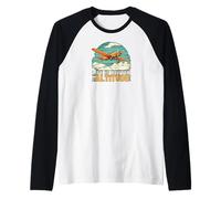 Life Is Better At Altitude Pilot Airplane Flying Design Camiseta Manga Raglan