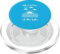 Life is Better at The Lake for Lake Cottage and Cabin PopSockets PopGrip para MagSafe