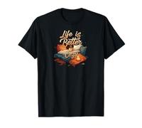 Life is Better Cozy Comfort Hygge Home Camiseta