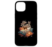 Life is Better Cozy Comfort Hygge Home Carcasa para iPhone 15 Plus