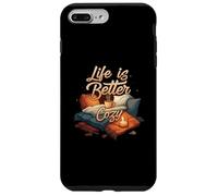 Life is Better Cozy Comfort Hygge Home Carcasa para iPhone 7 Plus/8 Plus