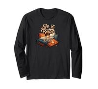 Life is Better Cozy Comfort Hygge Home Manga Larga