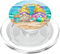 Life Is Better In Flip Flops For Women Men Funny Beach GNOME PopSockets PopGrip para MagSafe