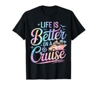 Life is Better on a Cruise Squad Cruising Vacation Matching Camiseta