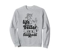 Life Is Better On A Sailing Sailor Sail Captain Sudadera
