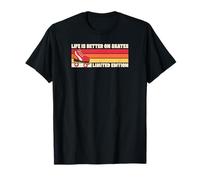 Life is Better On Skates - Rodillo Retro de edición Limitada Camiseta