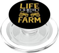 Life Is Better On The Farm PopSockets PopGrip para MagSafe