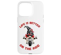 Life Is Better On The Ride Cute Oldschool Biker Kids GNOME Carcasa para iPhone 15 Pro MAX
