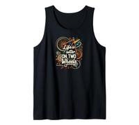 Life Is Better On Two Wheels Bicycle Cycling Bike Rider Camiseta sin Mangas
