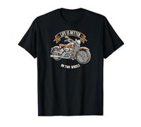 Life Is Better On Two Wheels Classic Motorcycle Biker Camiseta