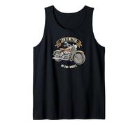 Life Is Better On Two Wheels Classic Motorcycle Biker Camiseta sin Mangas