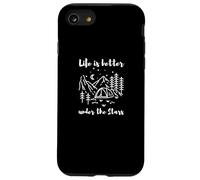 Life is Better Under The Stars - Camping and Outdoor Nature Carcasa para iPhone SE (2020) / 7/8