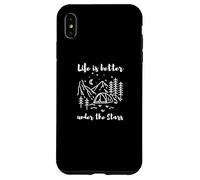 Life is Better Under The Stars - Camping and Outdoor Nature Carcasa para iPhone XS MAX